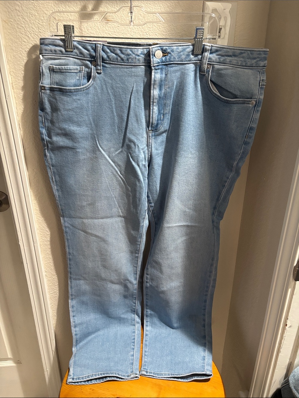 Members Mark Light Blue Women's Stretch Denim Jeans 16 NWT